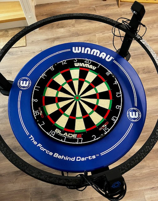 Autodarts Grundplatte MDF Schwarz durchgefärbt Passend für folgende Druckteile: Viperman3 und 3DEngelen Standard RL3D/B3D RuppiLab3D