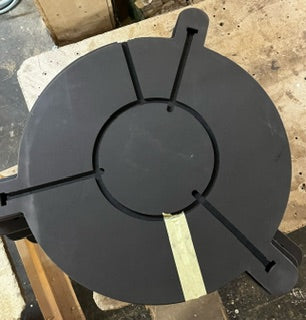 Autodarts Grundplatte MDF Schwarz durchgefärbt für Robbel 90